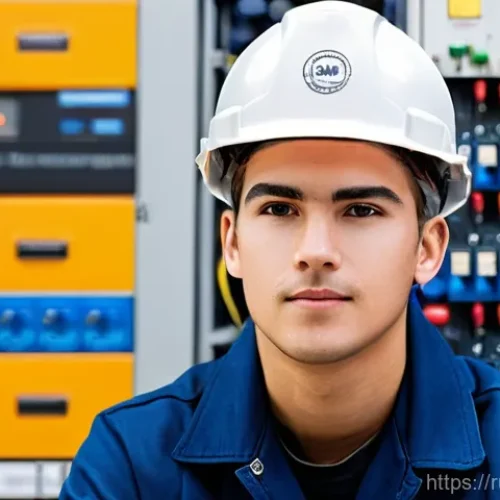 Home 23 건축전기설비기사 연봉 데이터 분석 - **Prompt 1: Aspiring Electrician in a Modern Training Environment**
"A diligent young male elect...