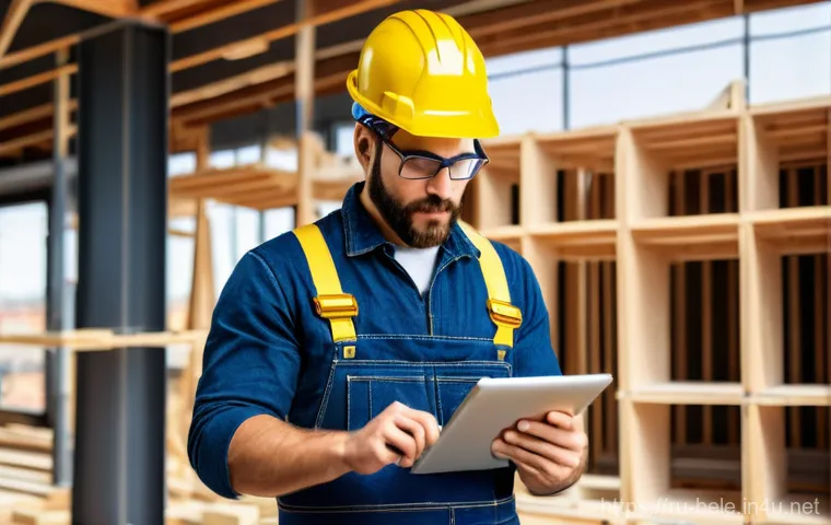 건축전기설비기사 업무 효율성 향상 팁 - Image Prompt 1: Smart Planning and Modern Efficiency on Site** 건축전기설비기사 업무 효율성 향상 팁 - Image Prompt 1: Smart Planning and Modern Efficiency on Site**