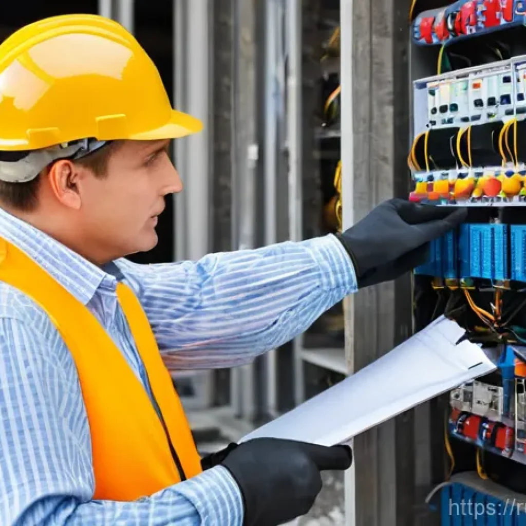 건축전기설비기사 현장 실습 중요성 - **Prompt 1: Mentorship and Hands-on Learning on a Russian Construction Site**
A clear, realistic...