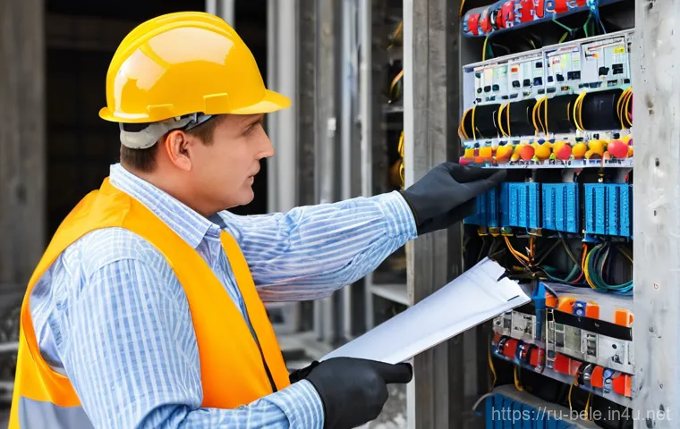 건축전기설비기사 현장 실습 중요성 - **Prompt 1: Mentorship and Hands-on Learning on a Russian Construction Site**
A clear, realistic...