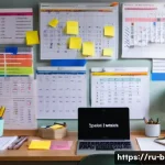 Home 14 건축전기설비기사 필기 시험 대비 필수 암기법 - A detailed study desk scene showing a Russian student preparing for an electrical installation exam:...