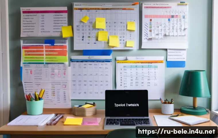 건축전기설비기사 필기 시험 대비 필수 암기법 - A detailed study desk scene showing a Russian student preparing for an electrical installation exam:...